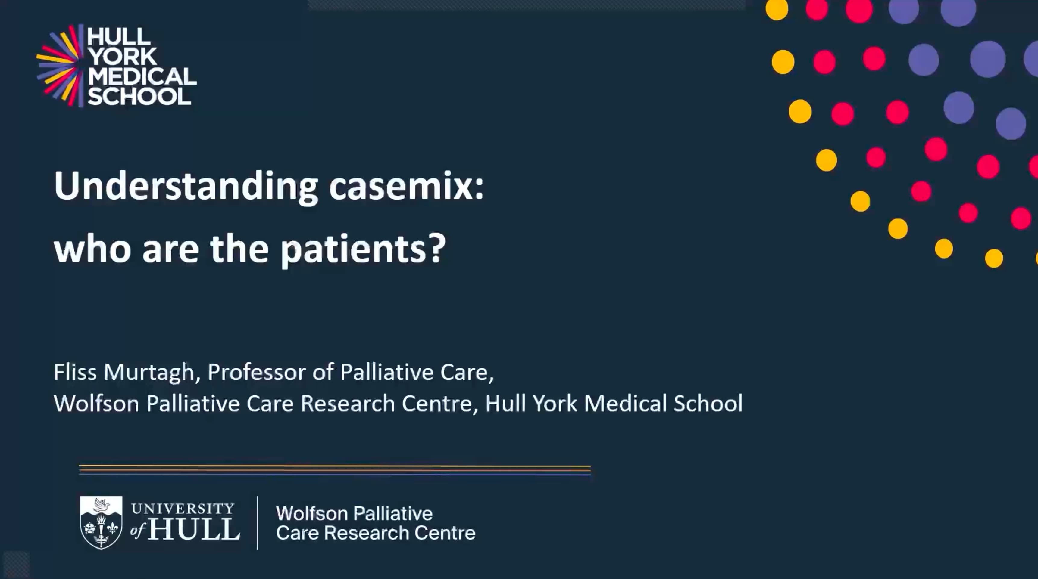 Understanding casemix: who are the patients?