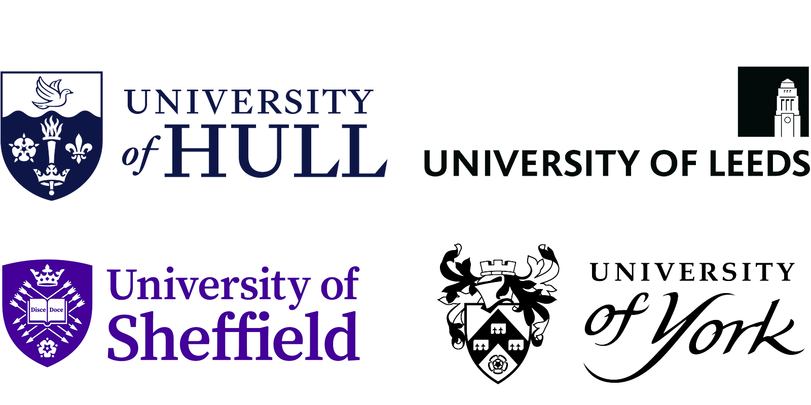 University of Hull, University of Leeds, University of Sheffield, University of York